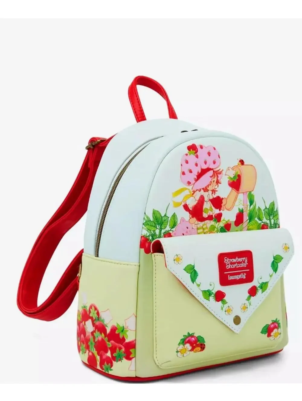 Loungefly Strawberry Shortcake Envelope Mini Backpack